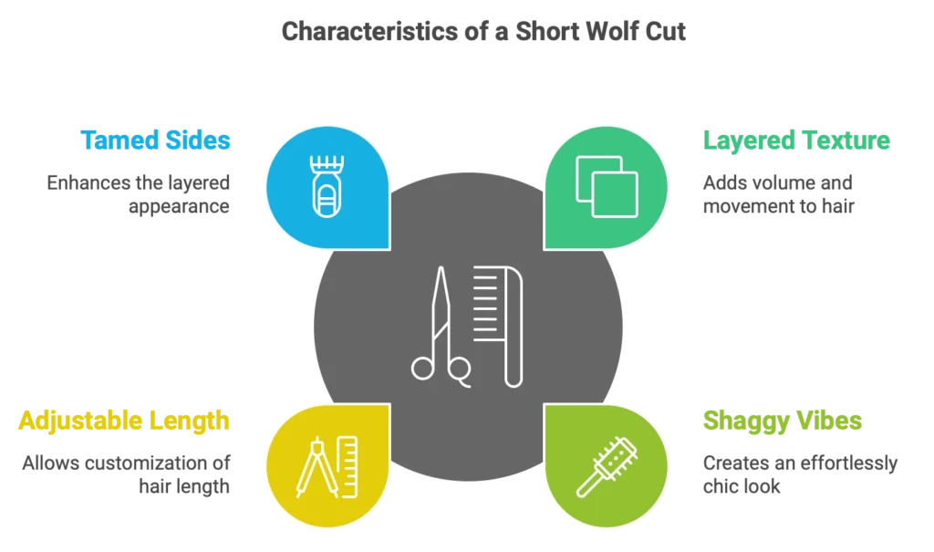 Characteristics of a Short Wolf Cut